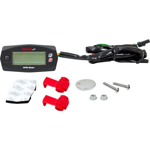Koso LCD tachometer Mini 4 with battery operation