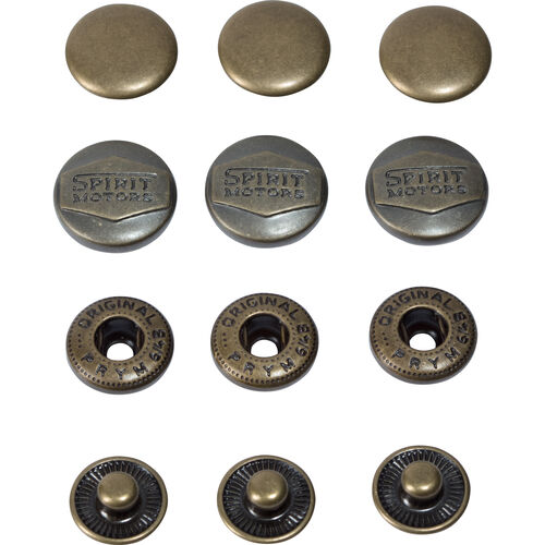 Accessories Spirit Motors push-button silver 16 mm Grey