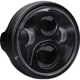 Phares & supports de phare de moto Customlite pot de phare côté pour 7" inserts noir Neutre
