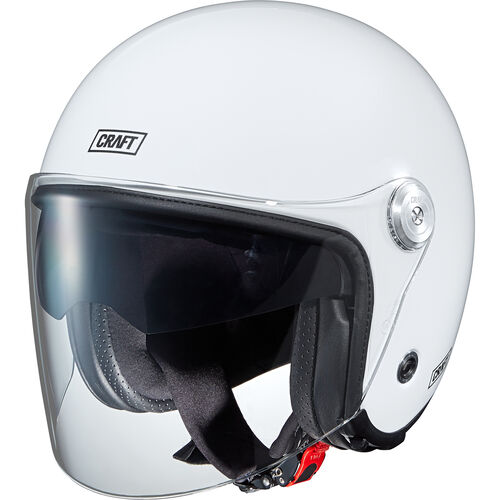 Craft Jet Helmet Visor long 1.0 3C Open-Face-Helmet White