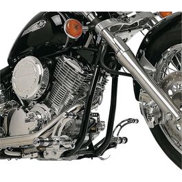 Motorrad Fußrasten & Fußhebel Falcon Round Style Fußrastenanlage +7cm für XVS 1100 Drag Star /Cla