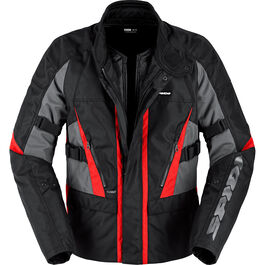 Street Evo H2Out textile jacket black/red