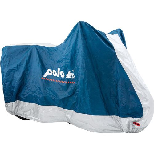 Motorcycle Covers POLO Outdoor cover ST05 blue/silver size L = 246/127/93cm Neutral