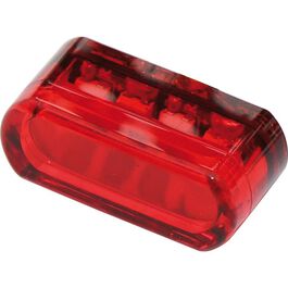 LED encastré feu arrière Modul 1 verre rouge