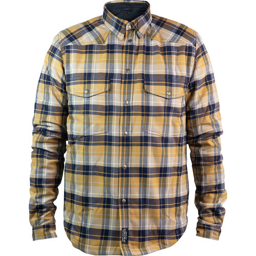 Hemden und Pullover John Doe Motoshirt Hemd gelb 3XL