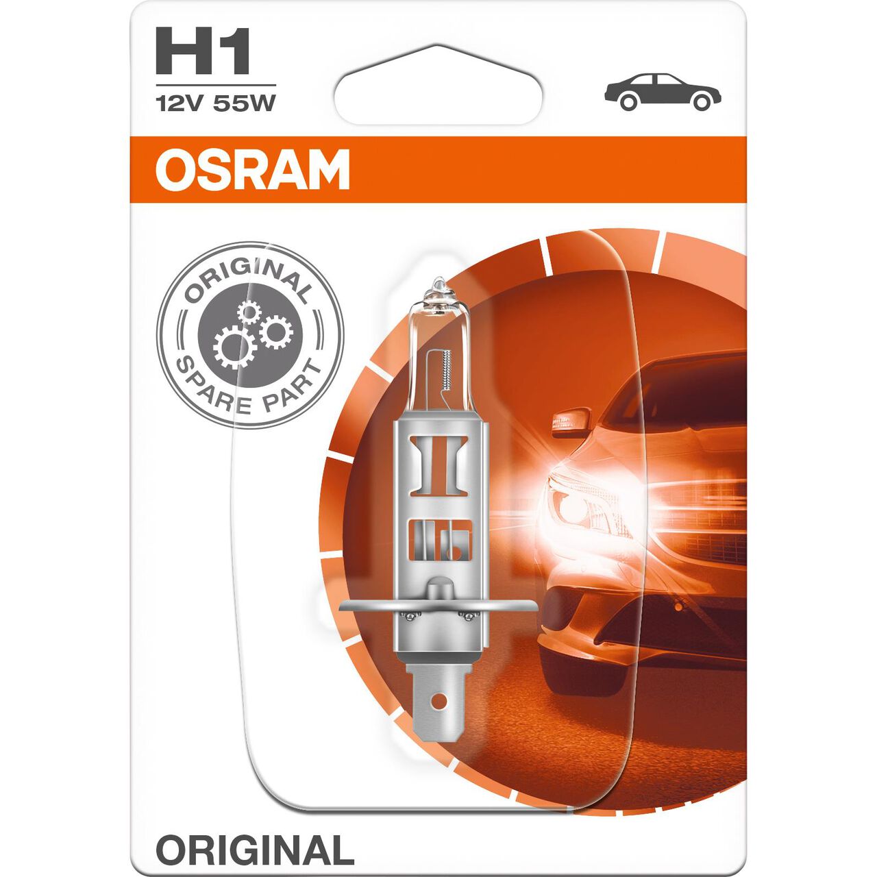 Buy Osram Original light bulb H1 12V, 55W socket base P14.5s Neutral - POLO  Motorrad