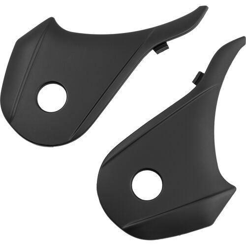Motorcycle Helmet Visor Covers Nexo Side Cover-Set MX-Line Enduro helmet II flat black