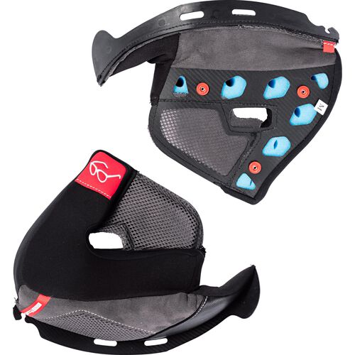 Helmet Pads Nexo Cheek Pads Fibre glass flip-up helmet Travel Neutral
