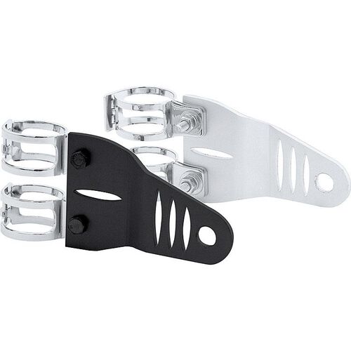 Motorcycle Headlights & Lamp Holders Paaschburg & Wunderlich Lamp bracket universal aluminium black for 47-50 mm fork