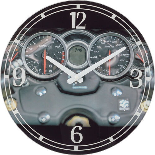 Gift Ideas POLO Wall clock "Cockpit" Grey
