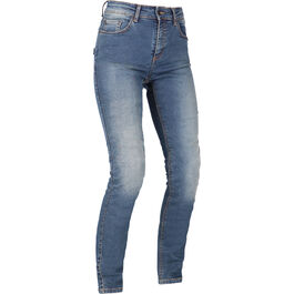Original 2 Damen Jeans Slim Fit kurz washed blau