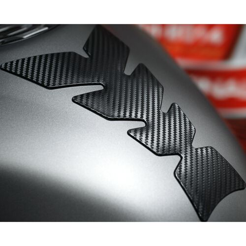 Motorrad Tankpads, Folien & Aufkleber ONEDESIGN Tankpad Anniversary 212x123/60x3mm Carbonlook schwarz