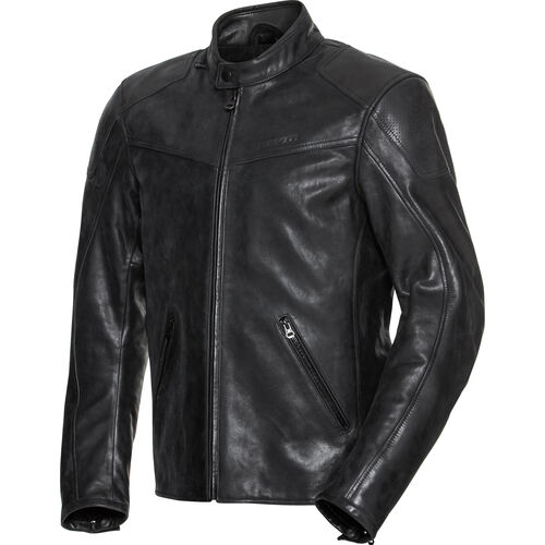 Motorcycle Leather Jackets REV'IT! Ditch Leather jacket black 52