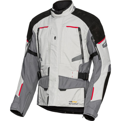 Motorcycle Textile Jackets FLM Touren Lady Leather-/Textile Jacket 4.0 Grey