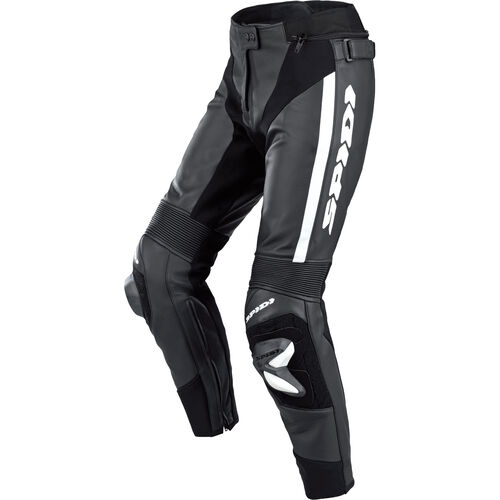 Motorcycle Leather Trousers SPIDI RR Pro 2 Ladies pants White