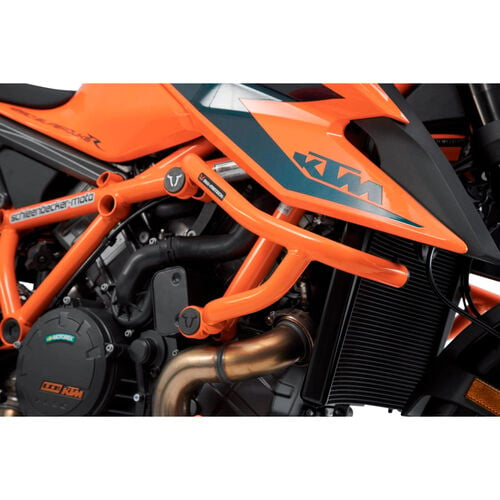 Motorrad Sturzpads & -bügel SW-MOTECH Sturzbügel orange für KTM 1290 Super Duke R 2020- Schwarz