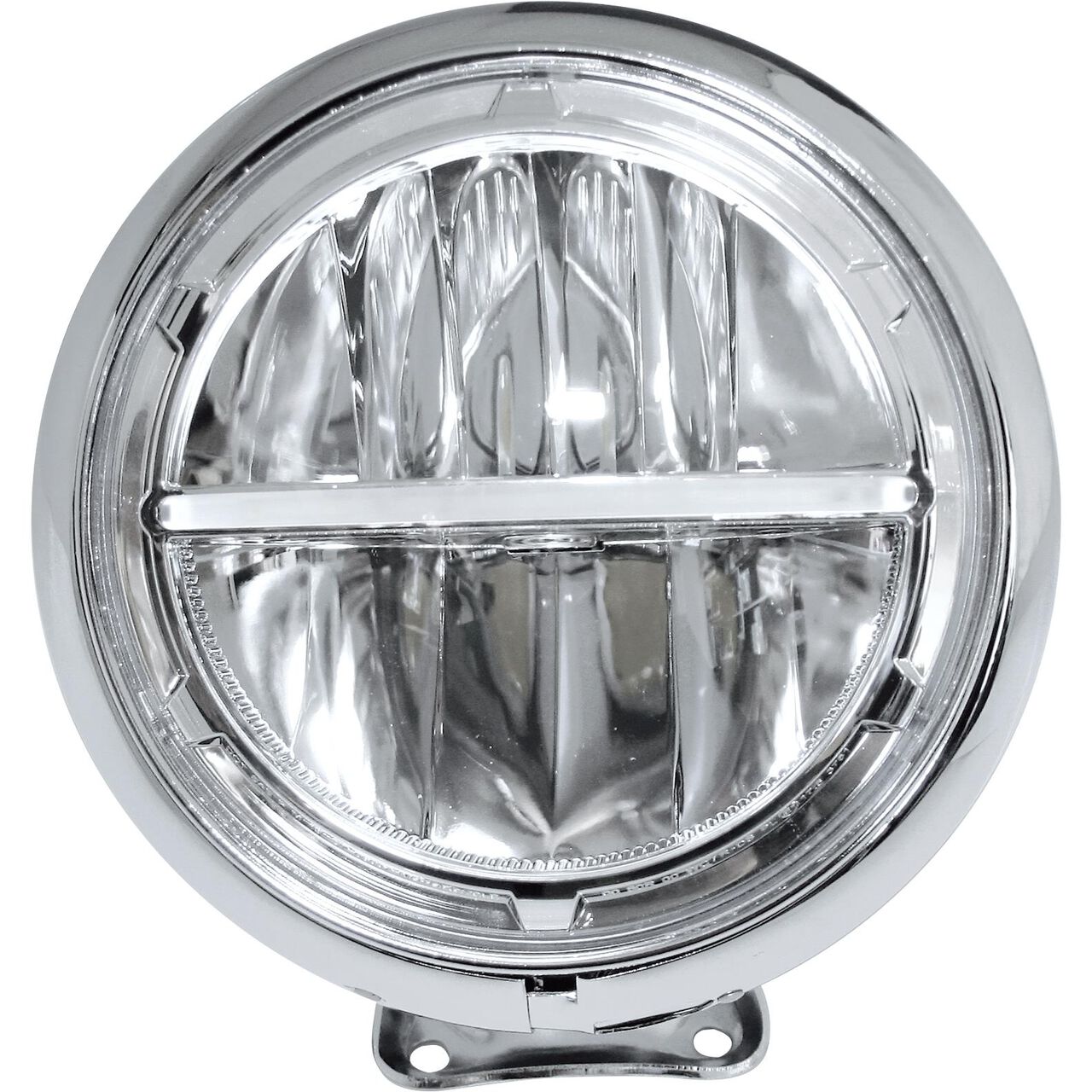 Buy Highsider Voyage LED headlight 205 mm Harley chrome White