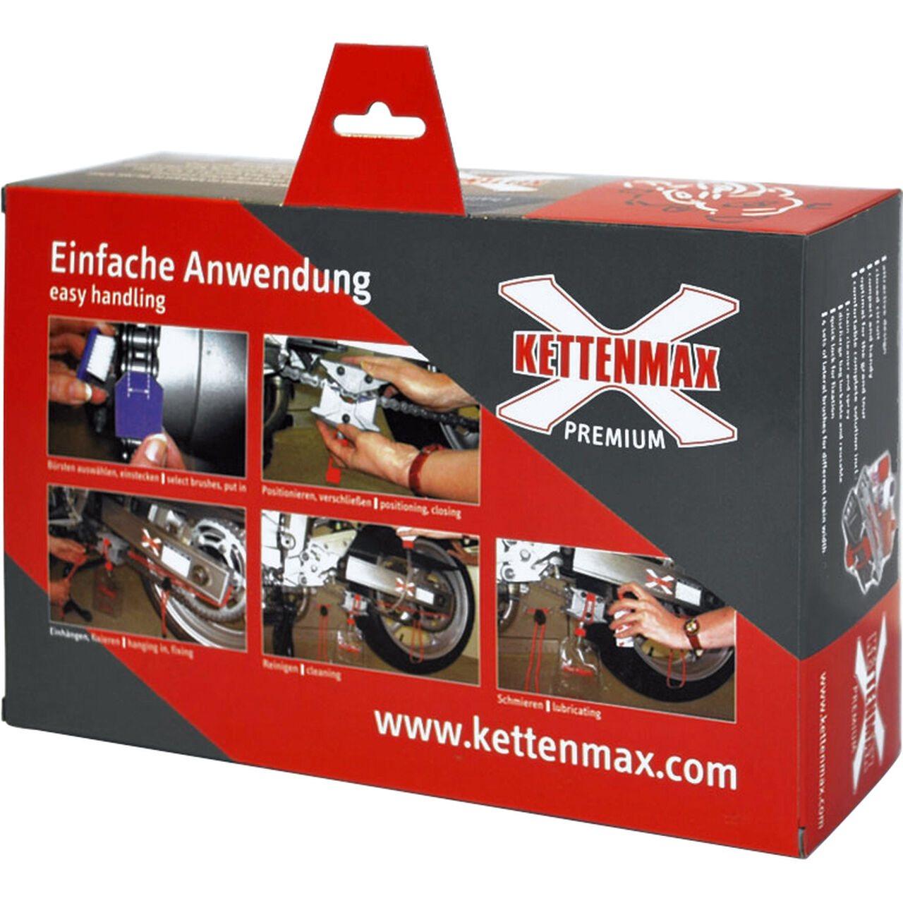 Kettenmax Premium Ketten-Pflegewerkzeug mit S100 Kettenreiniger/-spray  Schwarz kaufen - POLO Motorrad