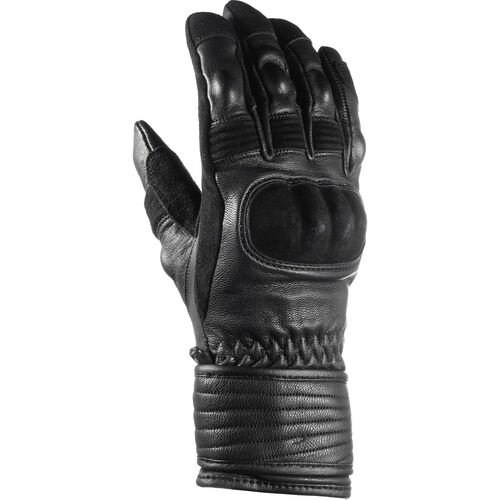 Motorcycle Gloves Scooter Spirit Motors Sandy Outlaw WP Ladies leather glove long Black