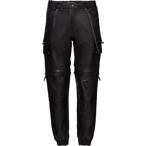 Pantalons de moto en cuir Spirit Motors Crazy Conner pantalon en cuir noir L