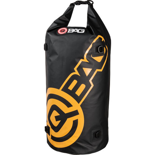 Sacs de selle & sacs rouleaux pour moto QBag roule de bagage imperméable Ocean Bag 50 litres noir/jaune