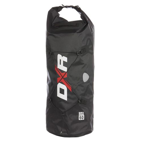 Sacs de selle & sacs rouleaux pour moto DXR Rouleau à bagages étanche Over-Sea 60 litres  noir