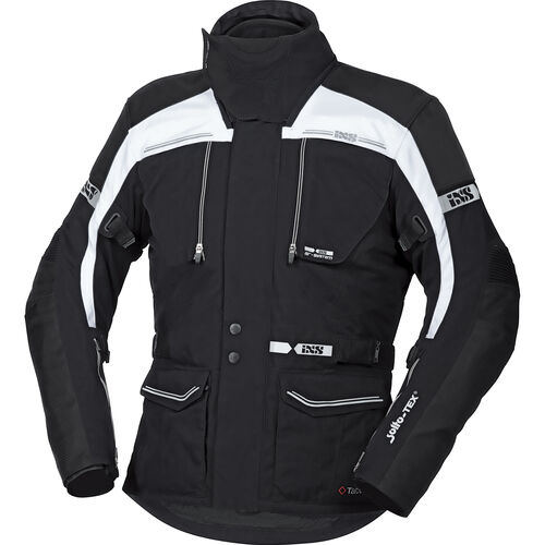 Motorcycle Jackets IXS Traveller-ST Tour Textile Jacket White