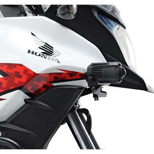 Motorrad Scheinwerfer & Lampenhalter SW-MOTECH Hawk Scheinwerferhaltesatz für Honda CB 500 X 2013-2018 Schwarz
