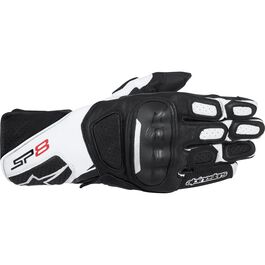SP-8 V2 Leather Glove noir/blanc