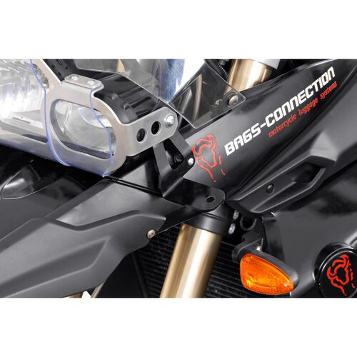 Phares & supports de phare de moto SW-MOTECH Hawk projecteur cadre support set pour BMW F 650/800 GS 2008 Noir