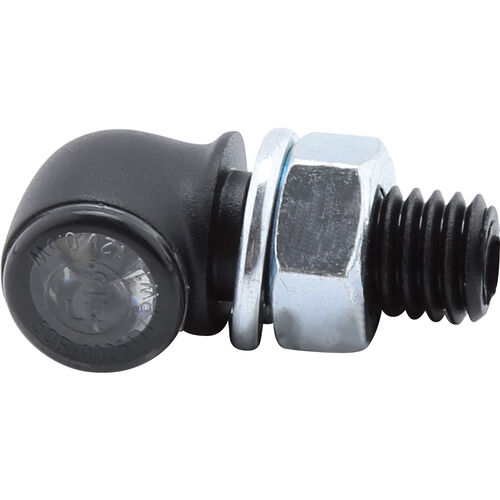 Motorcycle Headlights & Lamp Holders Highsider LED navigation light pair Proton Two M8 Ø12mm black, tinted White