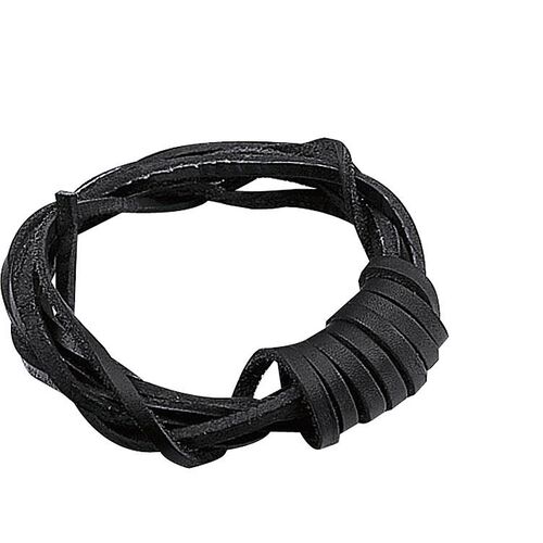 Accessories Spirit Motors Leather laces, 2 piece set for jeans 1.0 black universal