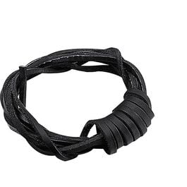 Accessories Spirit Motors Leather laces, 2 piece set for jeans 1.0 Black
