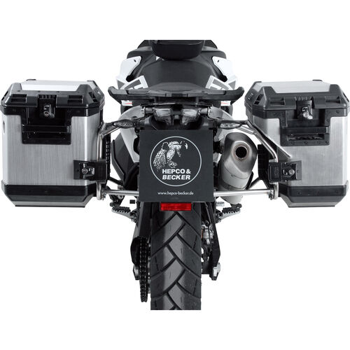 Coffres latéraux Hepco & Becker Xplorer Cutout coffre set argent pour KTM 790 Adventure /R Gris