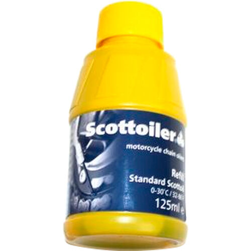 Sprays pour chaîne & systèmes de lubrification Scottoiler Scottoil huile de chaîne bleu 0-30°C 125ml Noir