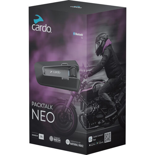 Motorrad Kommunikationsgeräte Cardo Packtalk Neo Single Neutral