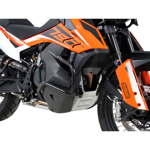 Crash-pads & pare-carters pour moto Hepco & Becker arceau de sécurité noir pour KTM 790 Adventure /R Blanc