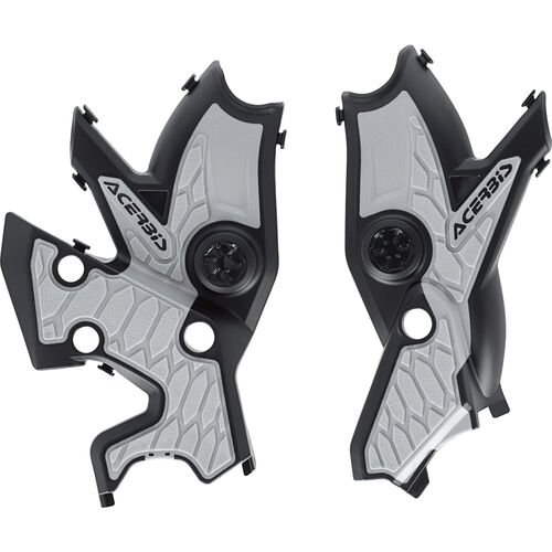 Crash-pads & pare-carters pour moto Acerbis paire de protecteurs de cadre X-Grip noir/argent de Tenere 7 Gris