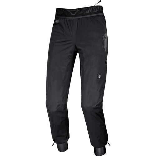 Pantalons de moto en textile Macna Centre Heated Pantalon Textile Noir