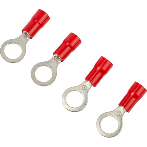 Electrics Others Hi-Q Tools 4-ring set M6 for battery poles red for 0,5-1,5 mm²