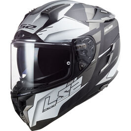 LS2 Challenger Allert Silver/Titan Full Face Helmet
