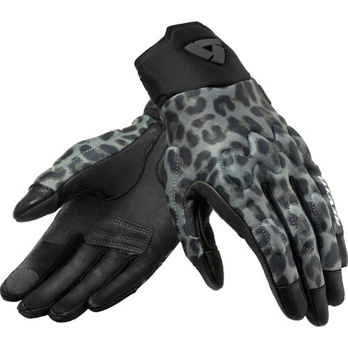Spectrum Damen Handschuh leopard dunkelgrau