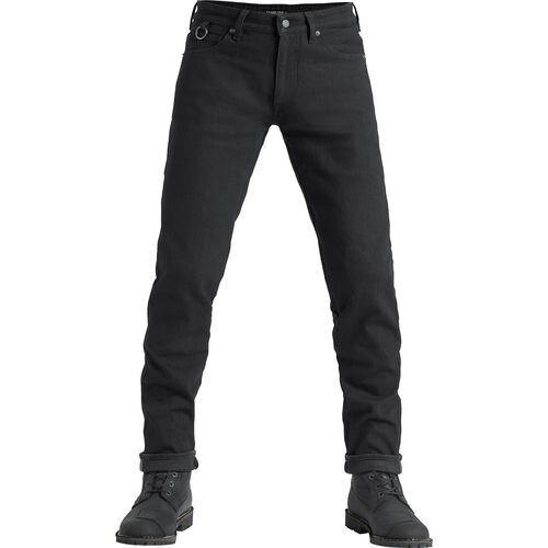 Pantalons Pando Moto Steel Black 02 Jeans Noir