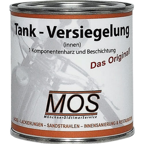 Motorrad Reinigung Zubehör & Sonstiges MOS Münchener Oldtimer Service Tankversiegelung 250ml für bis zu 20 Liter Tankinhalt Schwarz