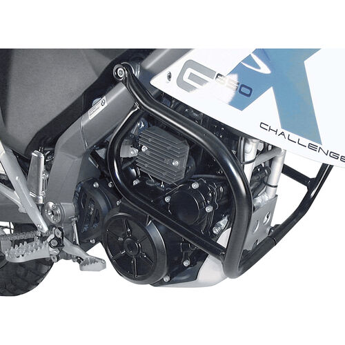 Motorcycle Crash Pads & Bars Hepco & Becker crashbar black for BMW G 650 X Country/Challange Red