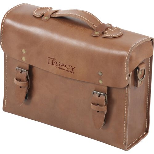 Motorbike Saddlebags Hepco & Becker Legacy briefcase/leisure bag for C-BOW brown Grey
