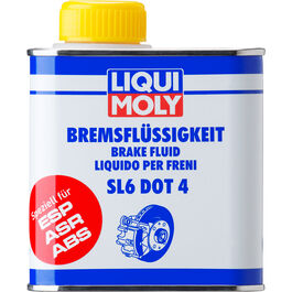 Motorrad Bremsflüssigkeit Liqui Moly Bremsflüssigkeit Brake Fluid SL6 DOT 4 Glykol 500 ml Neutral