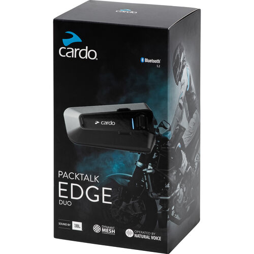 Système de communication pour casque Cardo Packtalk Edge Duo Neutre