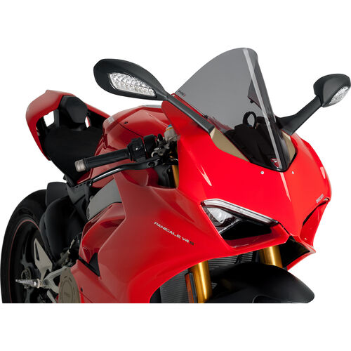 Windshields & Screens Puig R-Racer screen heavily toned for Ducati Panigale V4 /S/R 202 Neutral