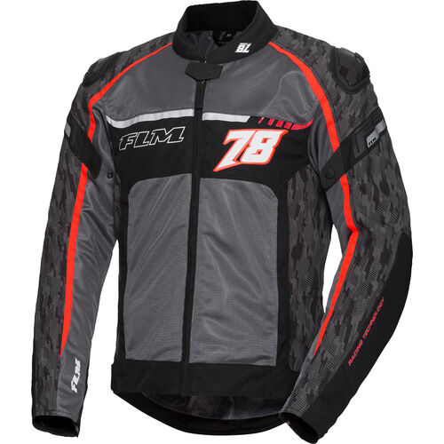 Motorcycle Textile Jackets FLM Sports Textile Jacket 1.2 Red